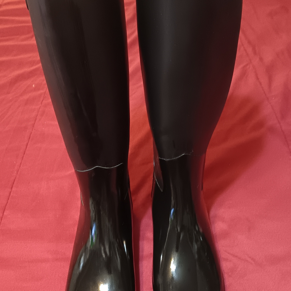 Stylish Black Rain Boots